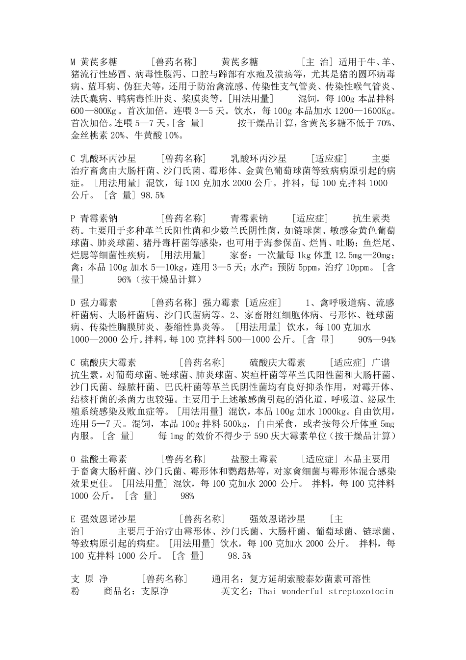 兽药原粉的用法用量简介_第2页