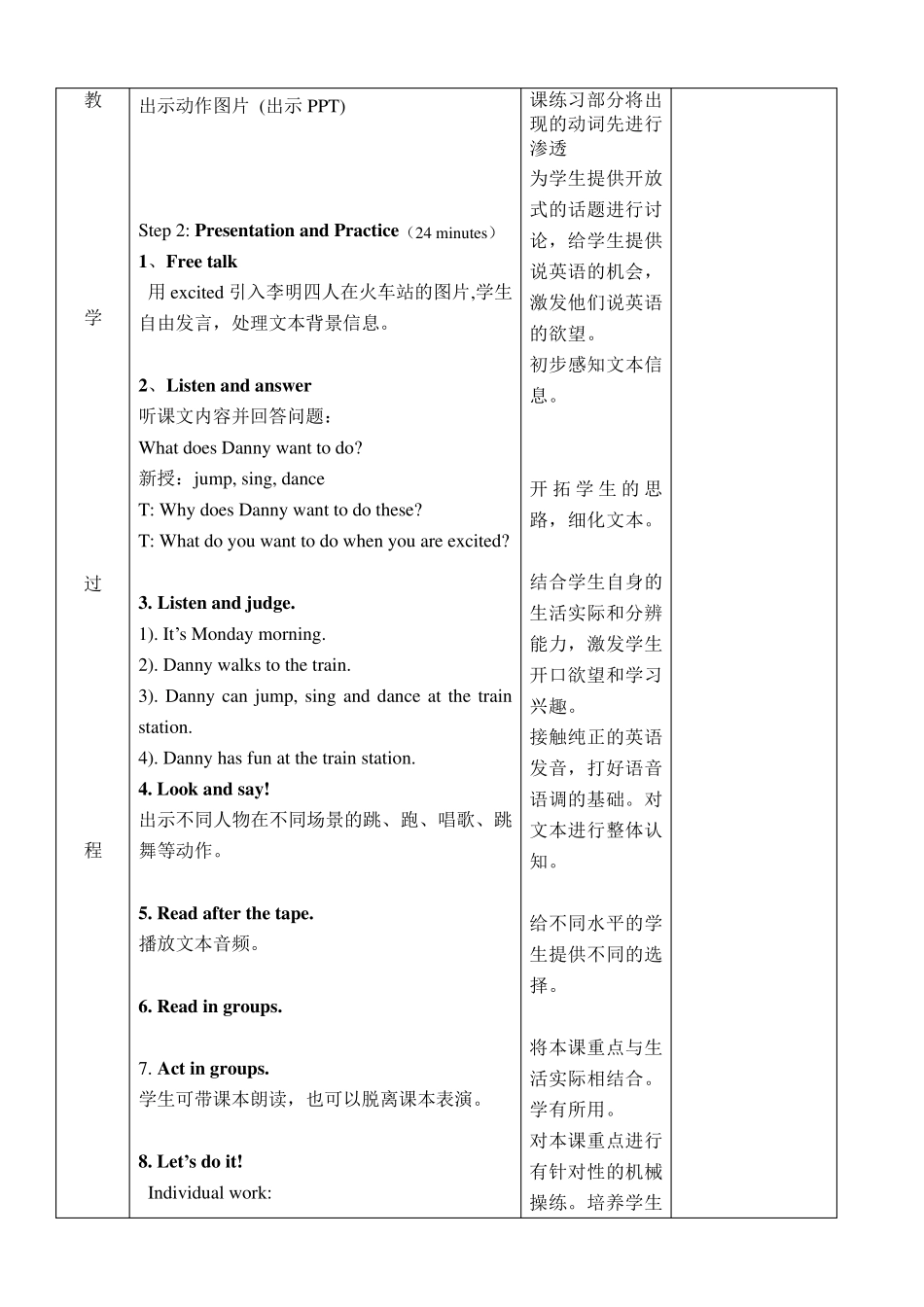 冀教版小学英语五年级下册教案全册_第2页