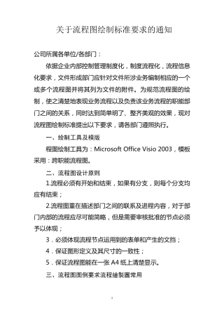 内控制度流程图模版