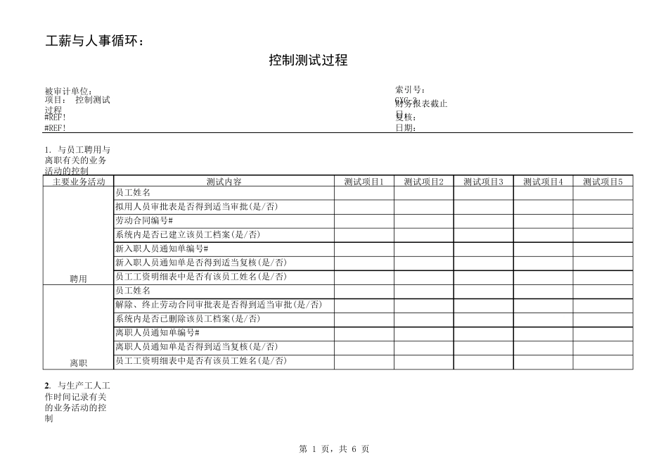 内控测试底稿_第1页