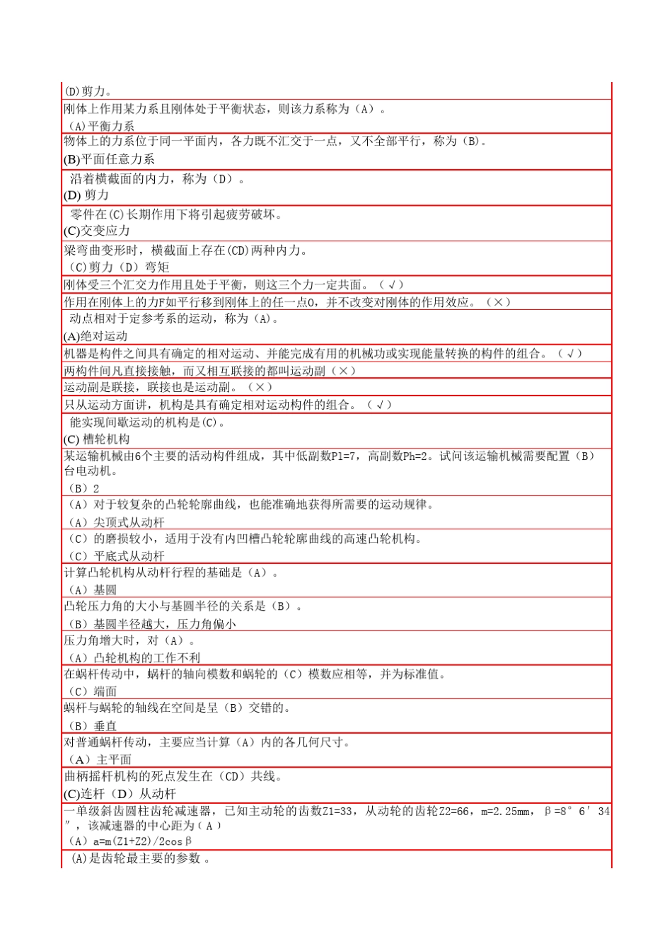内燃装卸机械修理工(三级)_理论知识题库_第2页