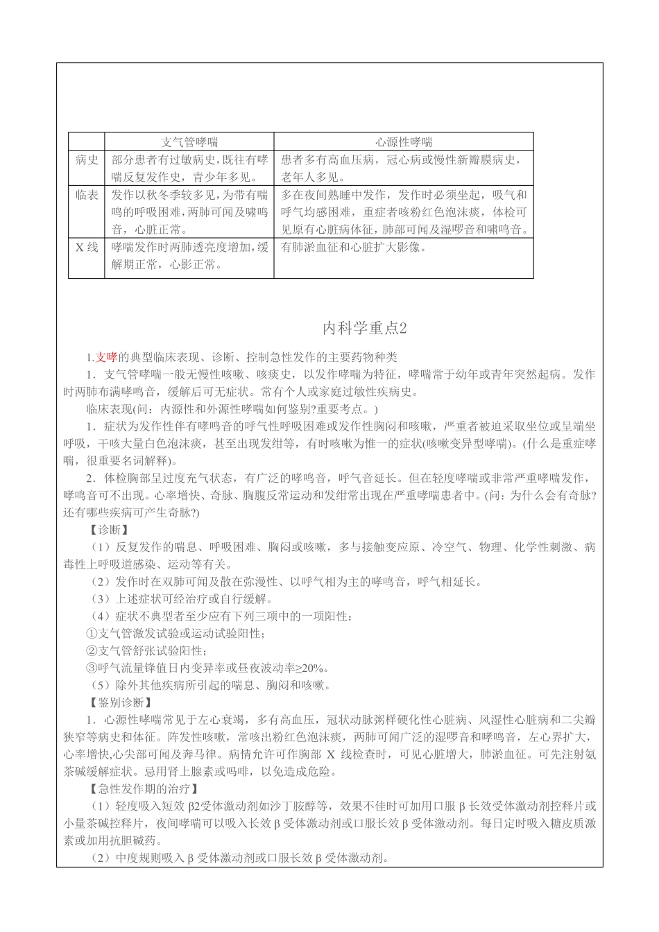 内科学重点知识点考点内容_第3页
