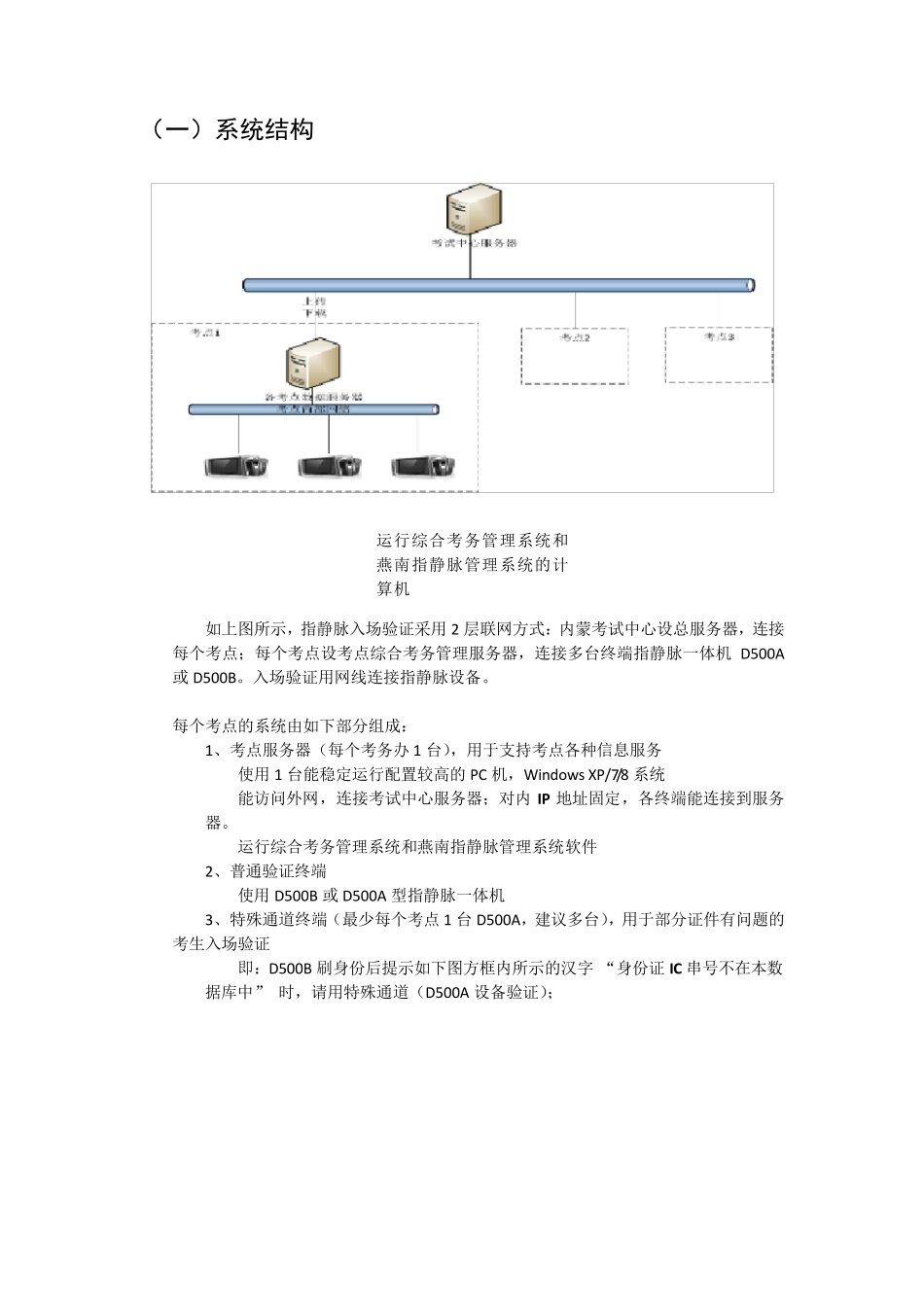 内蒙古高考入场指静脉身份验证系统使用说明_第2页