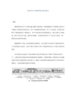 内衬层生产线的研发动态及特点
