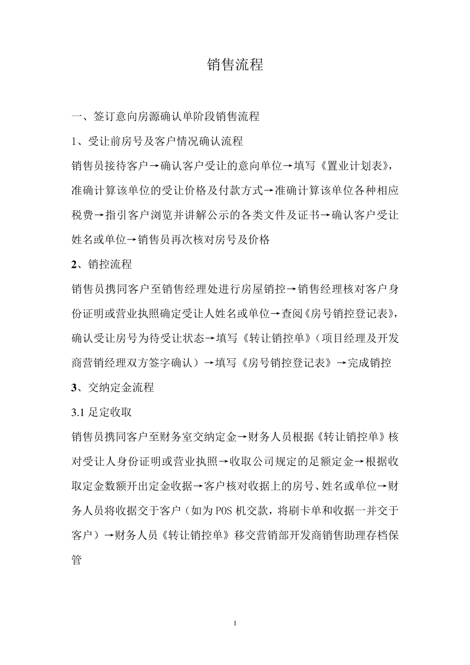 写字楼销售流程_第1页