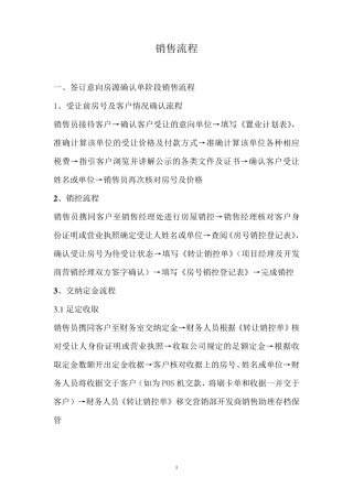 写字楼销售流程