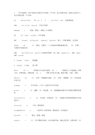 军事英语词典