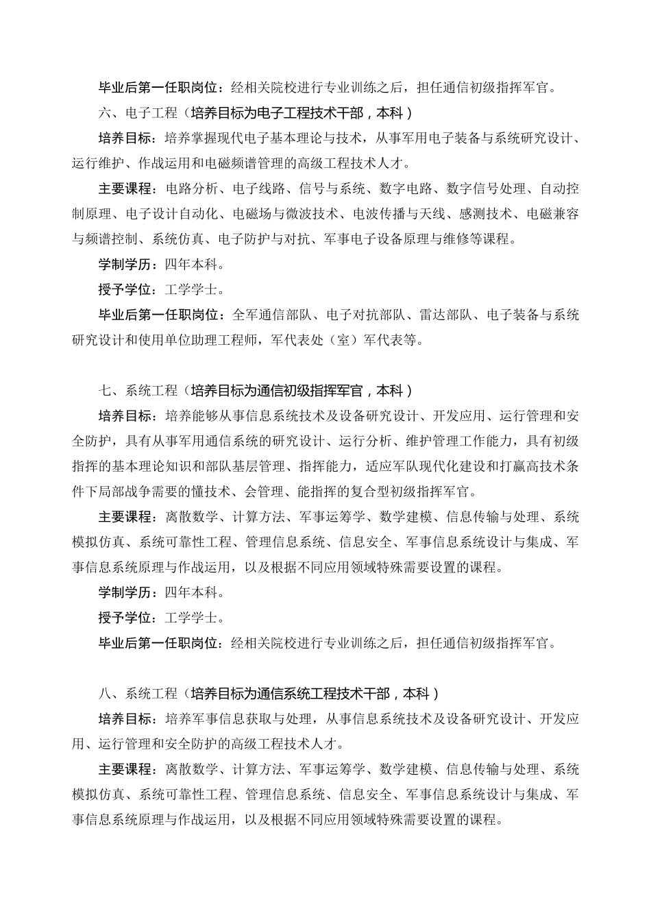 军校专业介绍_第3页