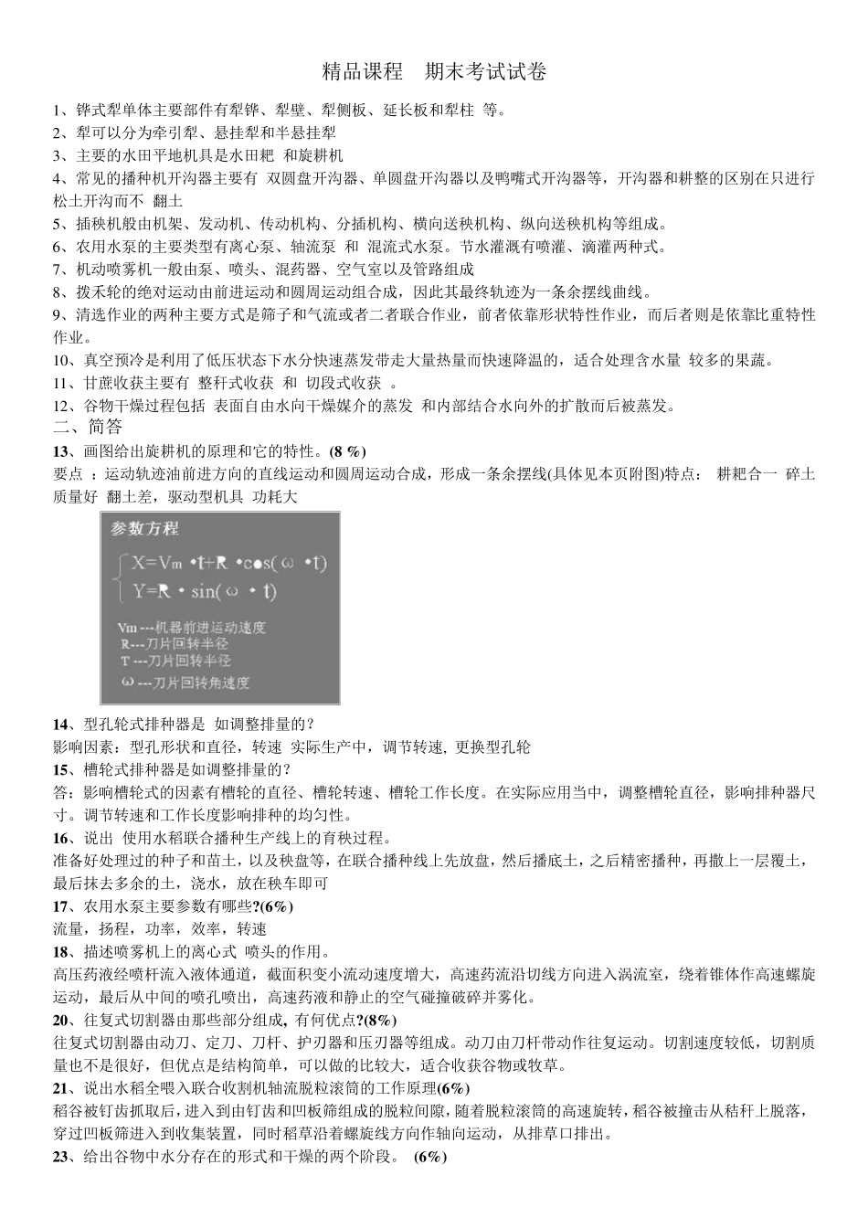 农业机械学知识要点_第1页
