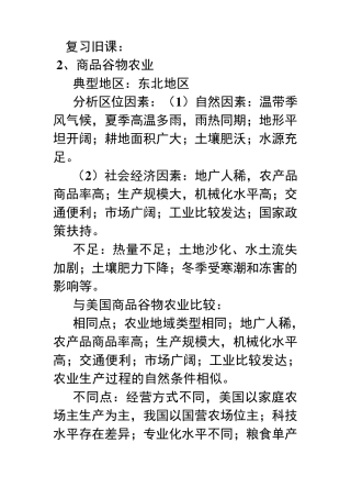 农业生产对地理环境的影响