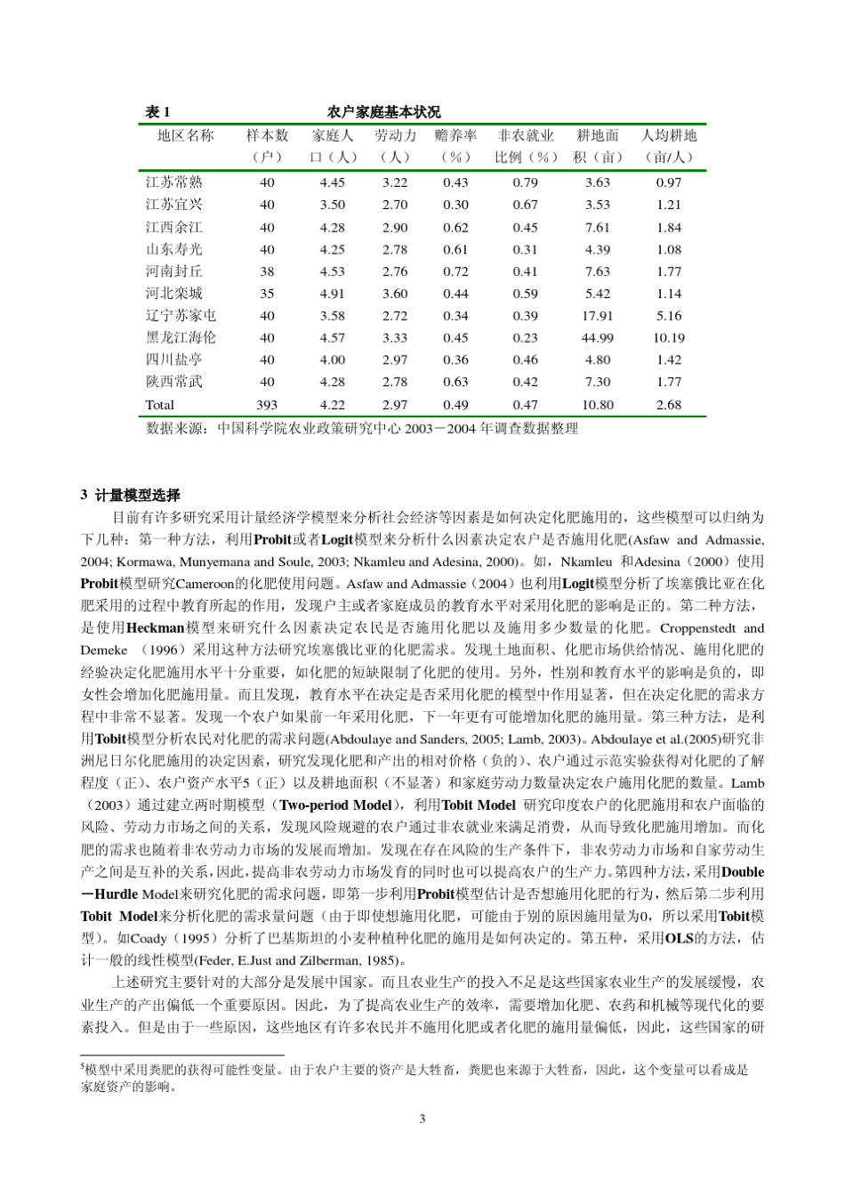 农户化肥施用水平决定因素分析1_第3页