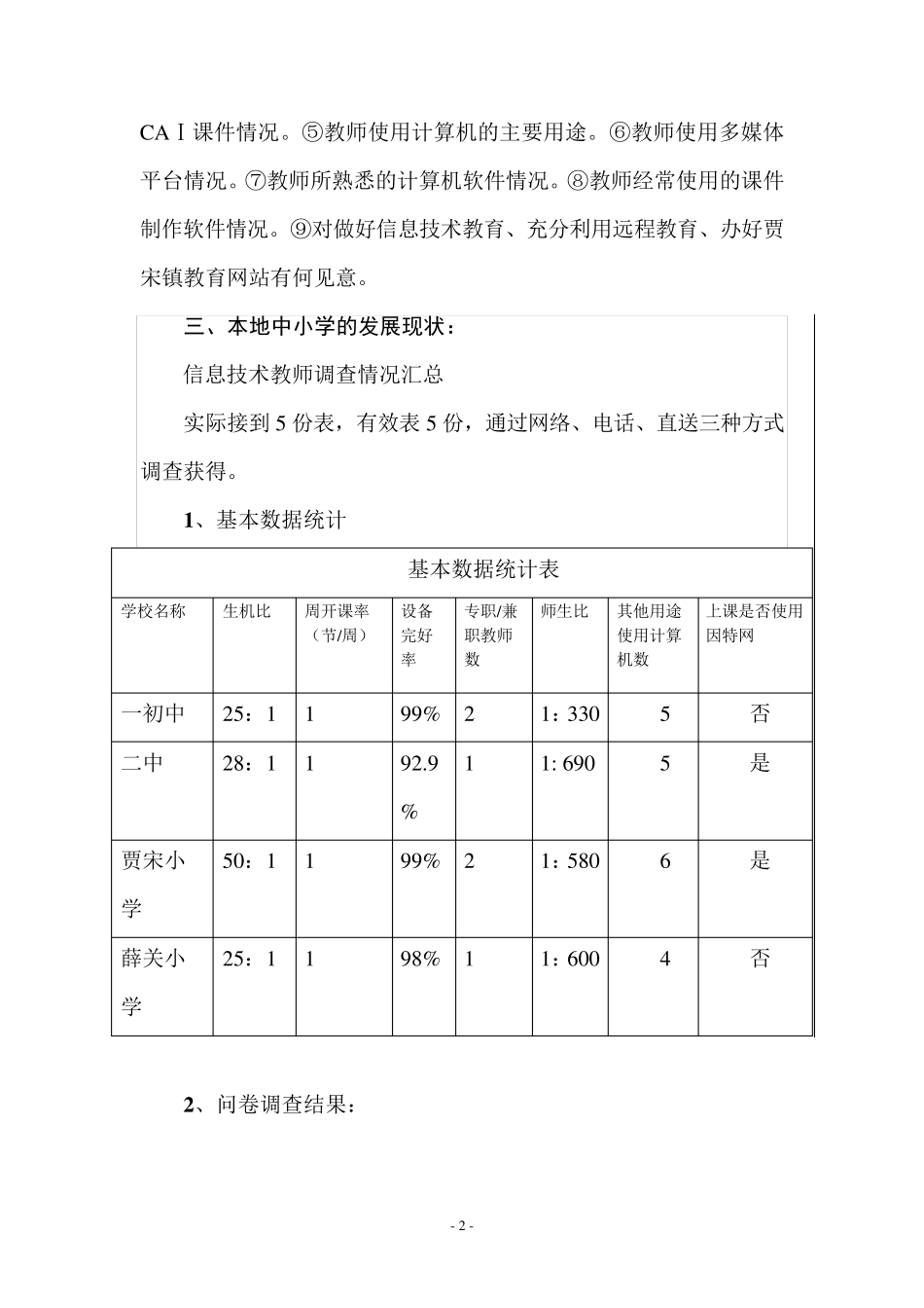 农村中小学信息技术教育调查报告_第3页