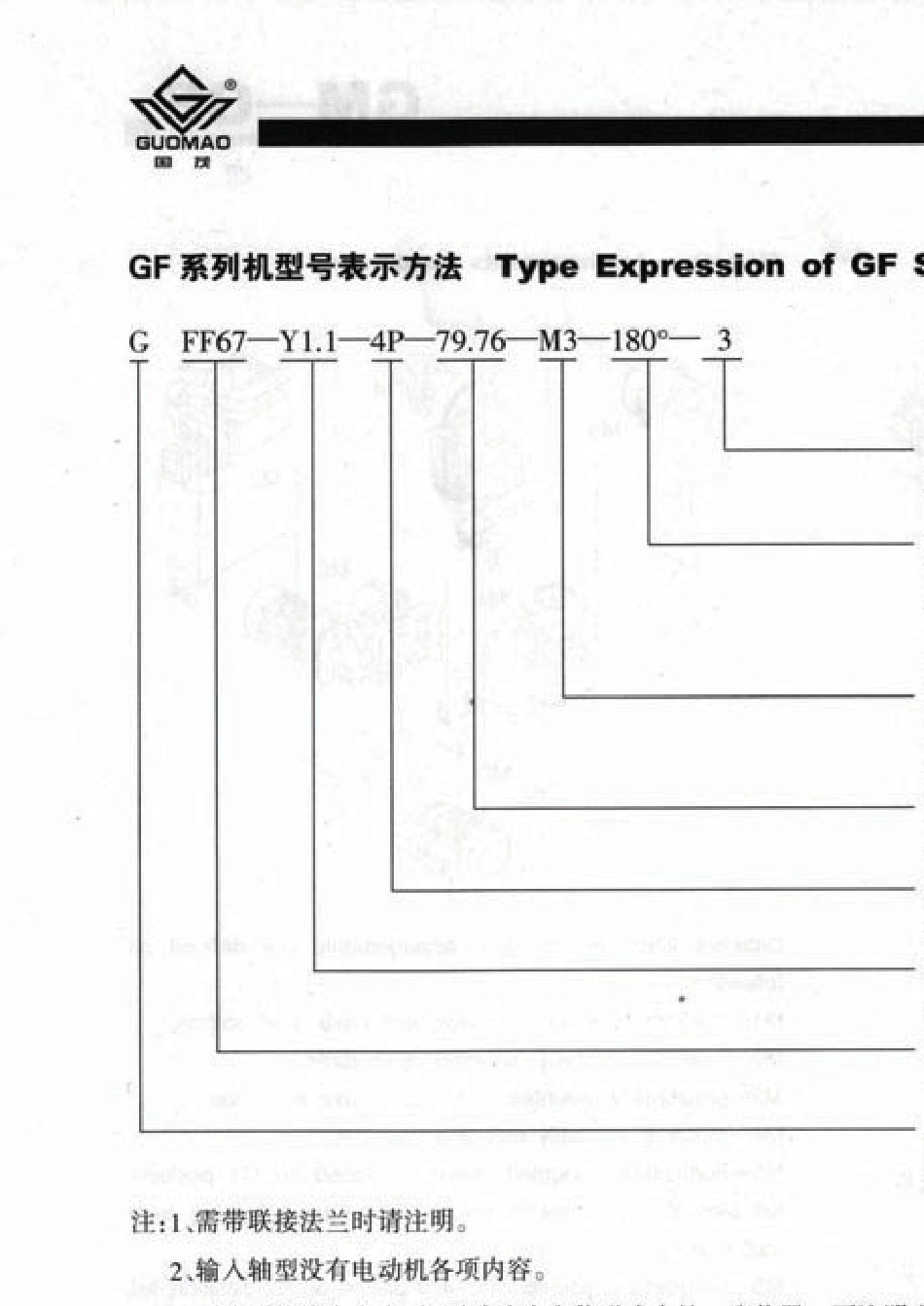 国茂减速机GF系列减速机2011版_第3页