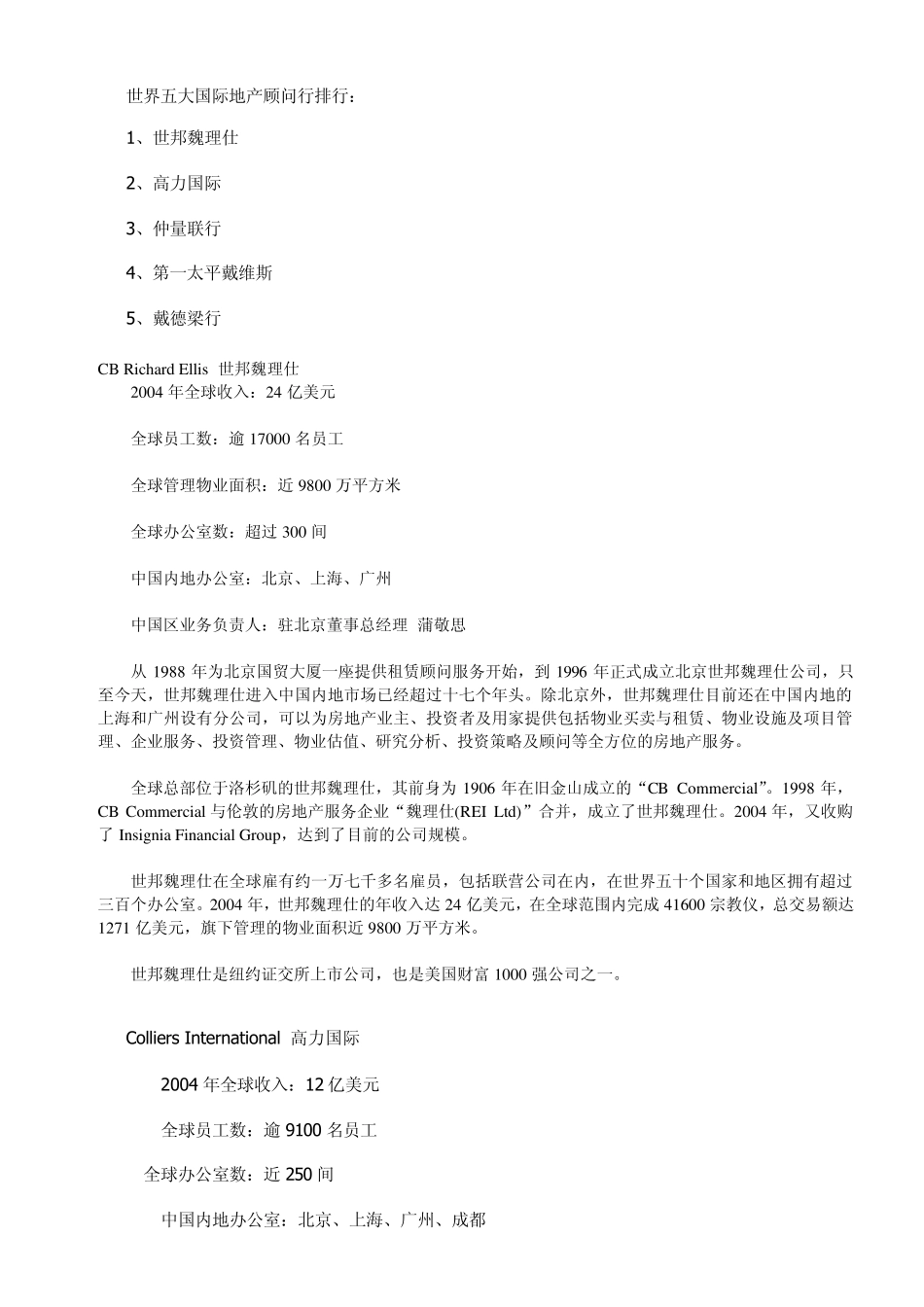 国际五大地产顾问_第1页