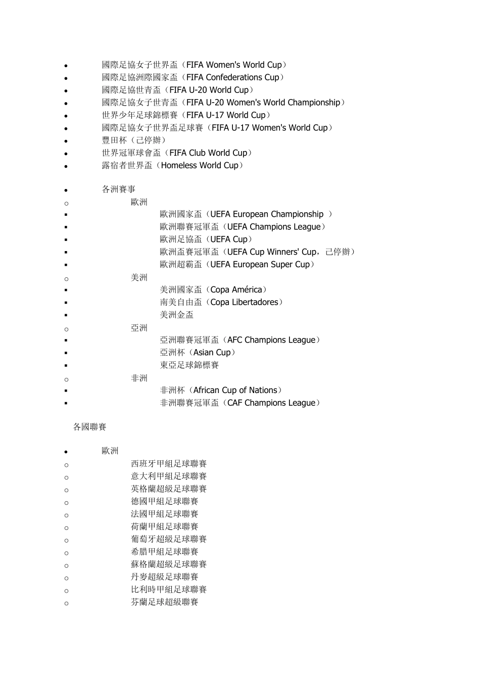 国际体育赛事列表_第2页