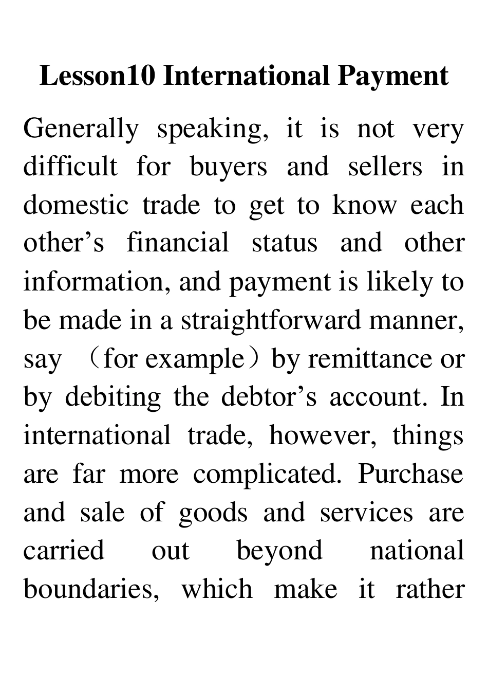 国际商务英语课文电子版lesson_第1页