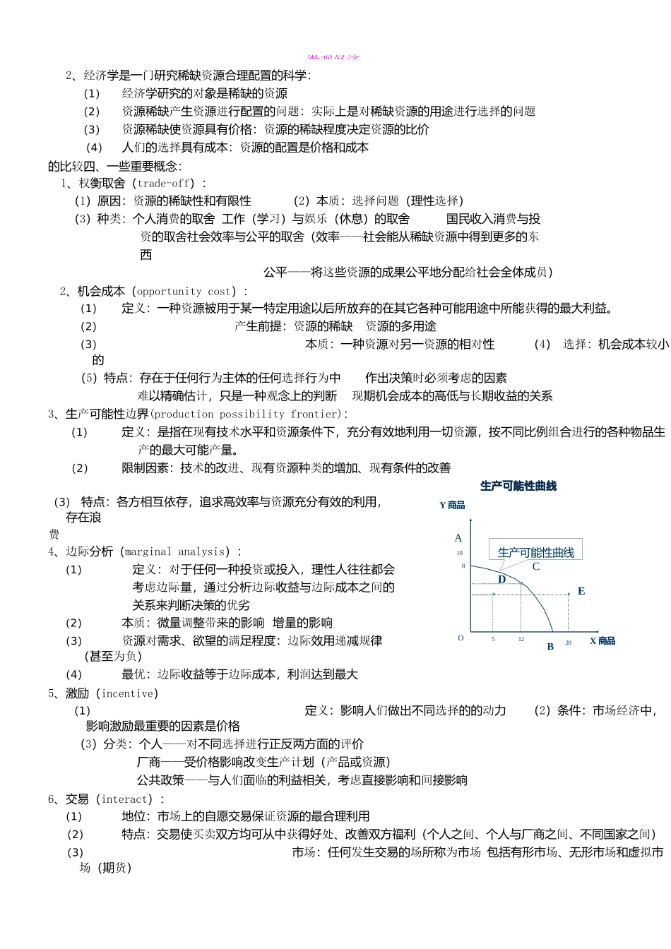 《微观经济学》复习资料_第3页