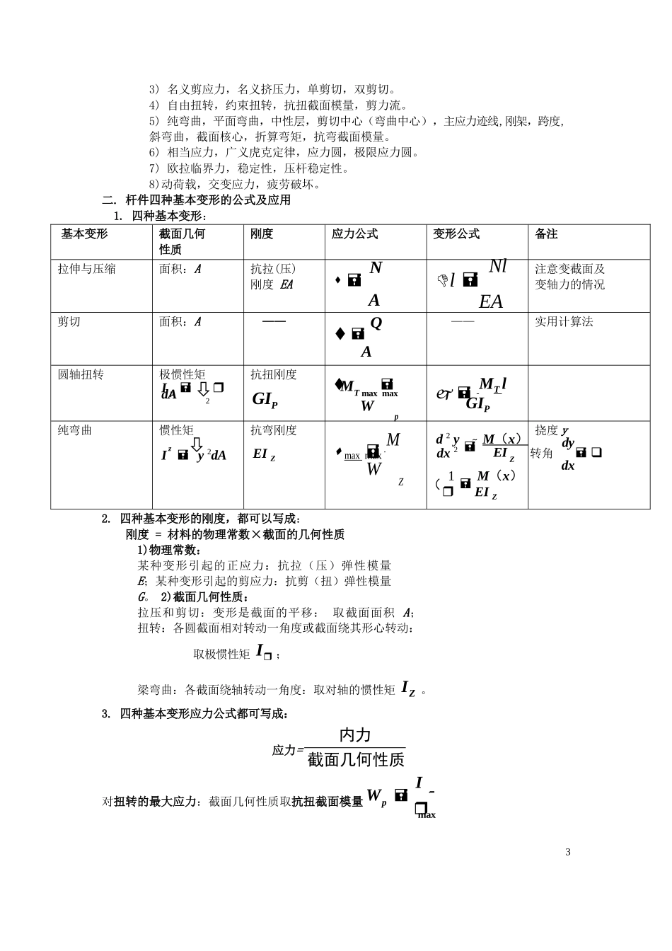 材料力学重点总结_第3页
