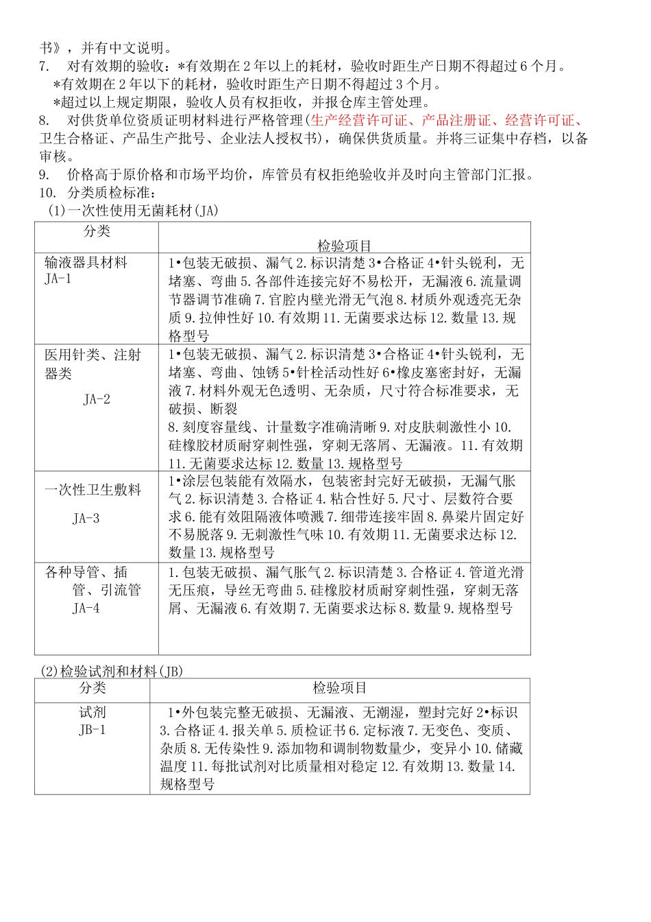 医疗耗材验收制 _第2页