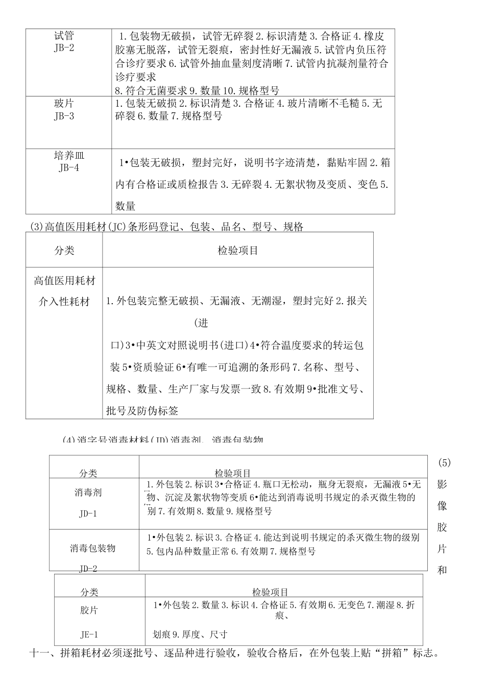 医疗耗材验收制 _第3页
