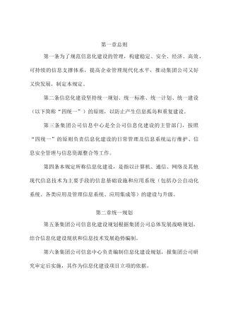 企业信息化管理规范
