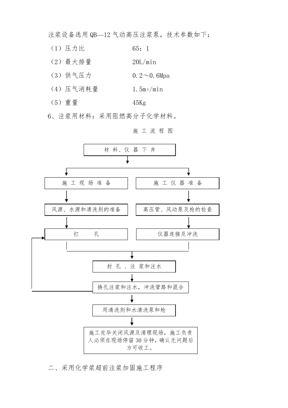 巷道顶板加固注浆安全技术措施_第2页