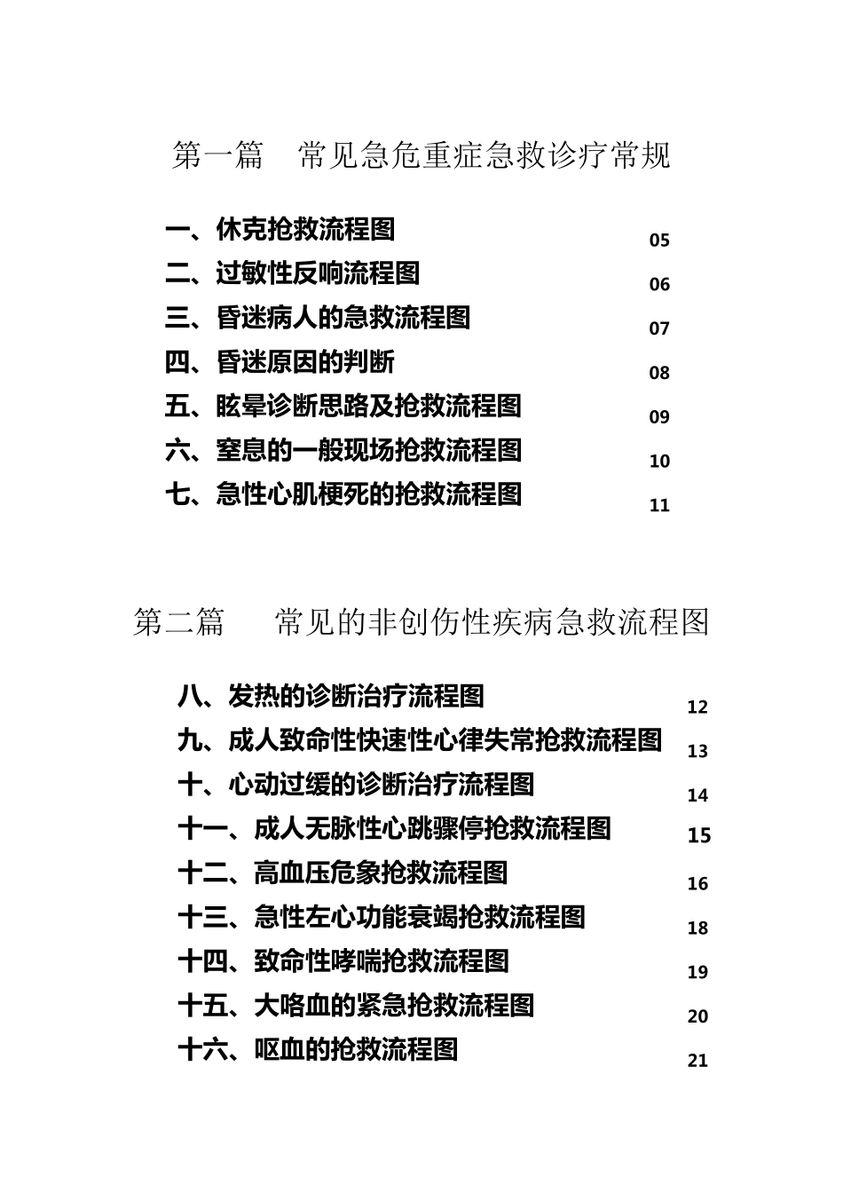 常见急危重病人抢救流程图_第3页