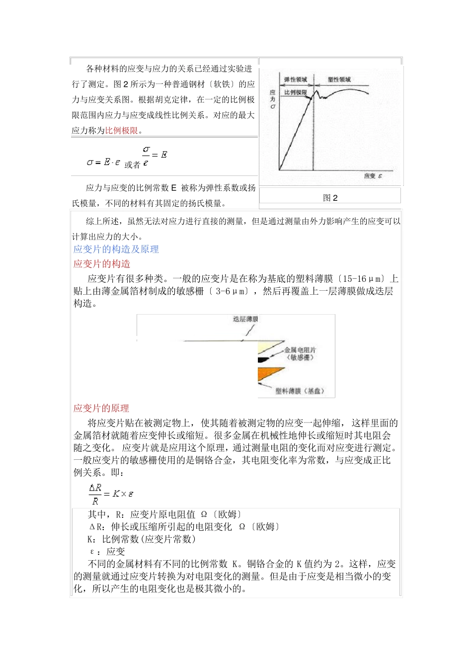 应力与应变概念及实验应变片原理_第2页