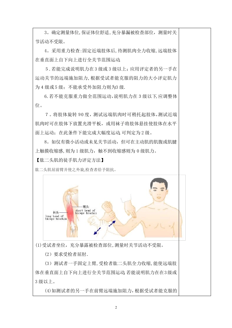 徒手肌力的评定_第2页