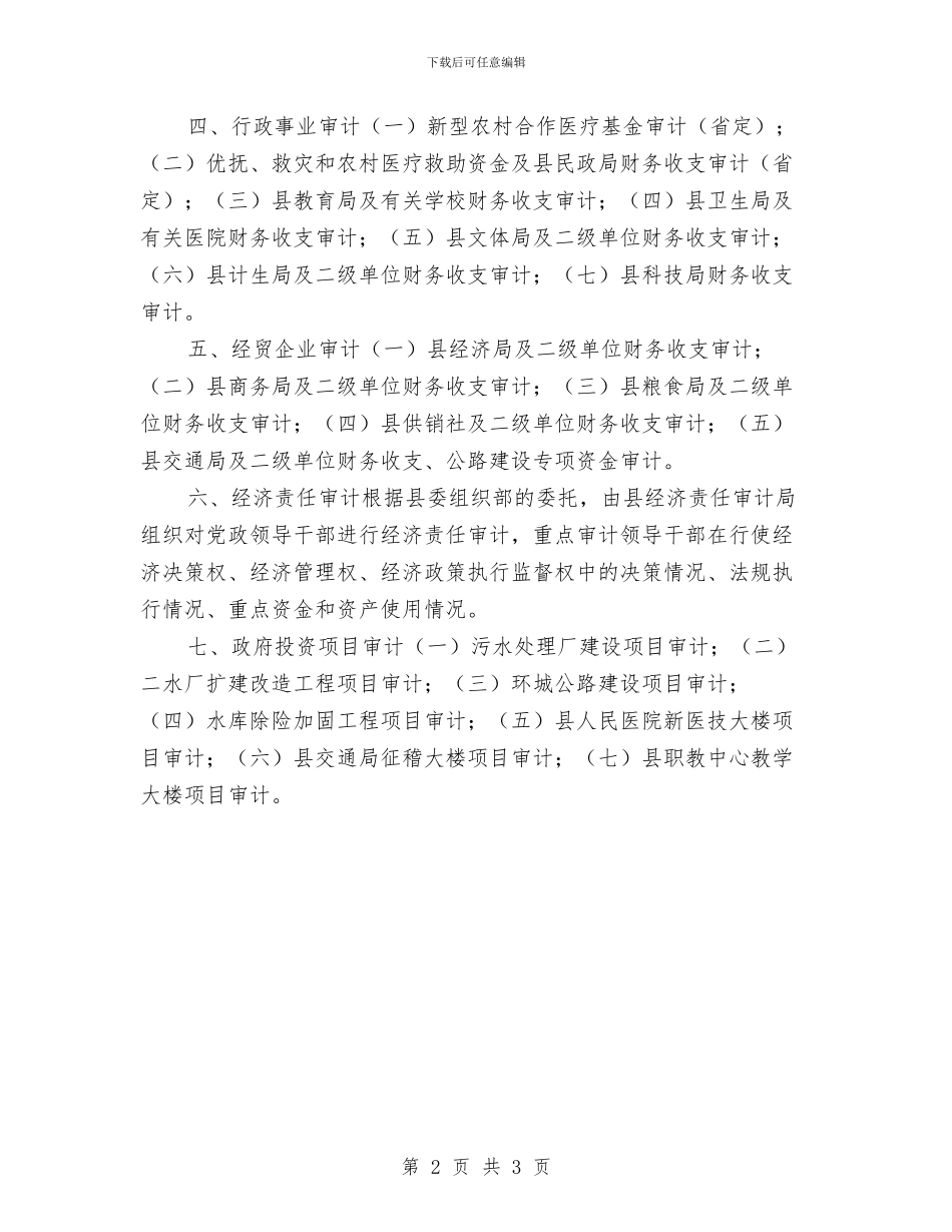 省审计工作计划与省政协首次制定年度协商工作计划汇编_第2页