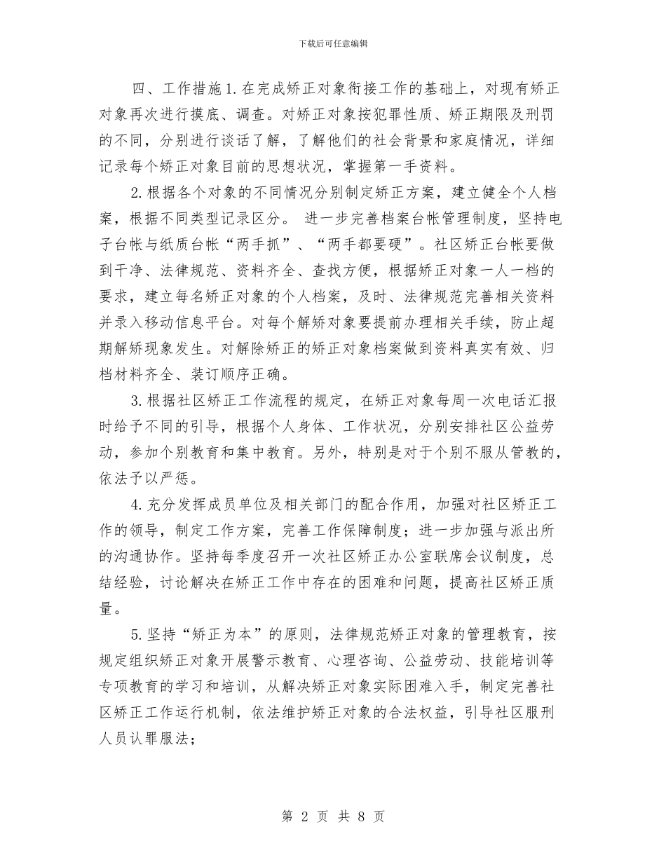 矫正2024社区工作计划与石油公司促进员工岗位成才实施方案推荐汇编_第2页