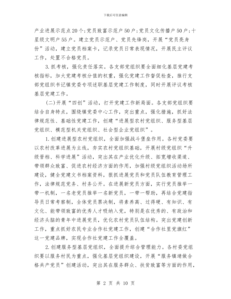 社区卫生服务中心2024年党建工作思路范文与社区卫生服务中心2024年党支部工作计划汇编_第2页