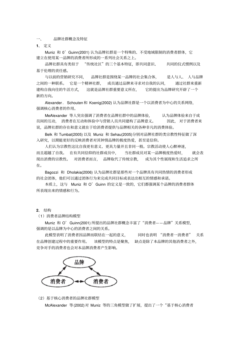 完整版品牌社群文献综述_第1页