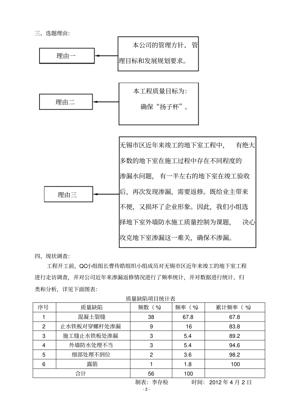 完整版地下室防水施工质量控制_QC成果报告_第3页