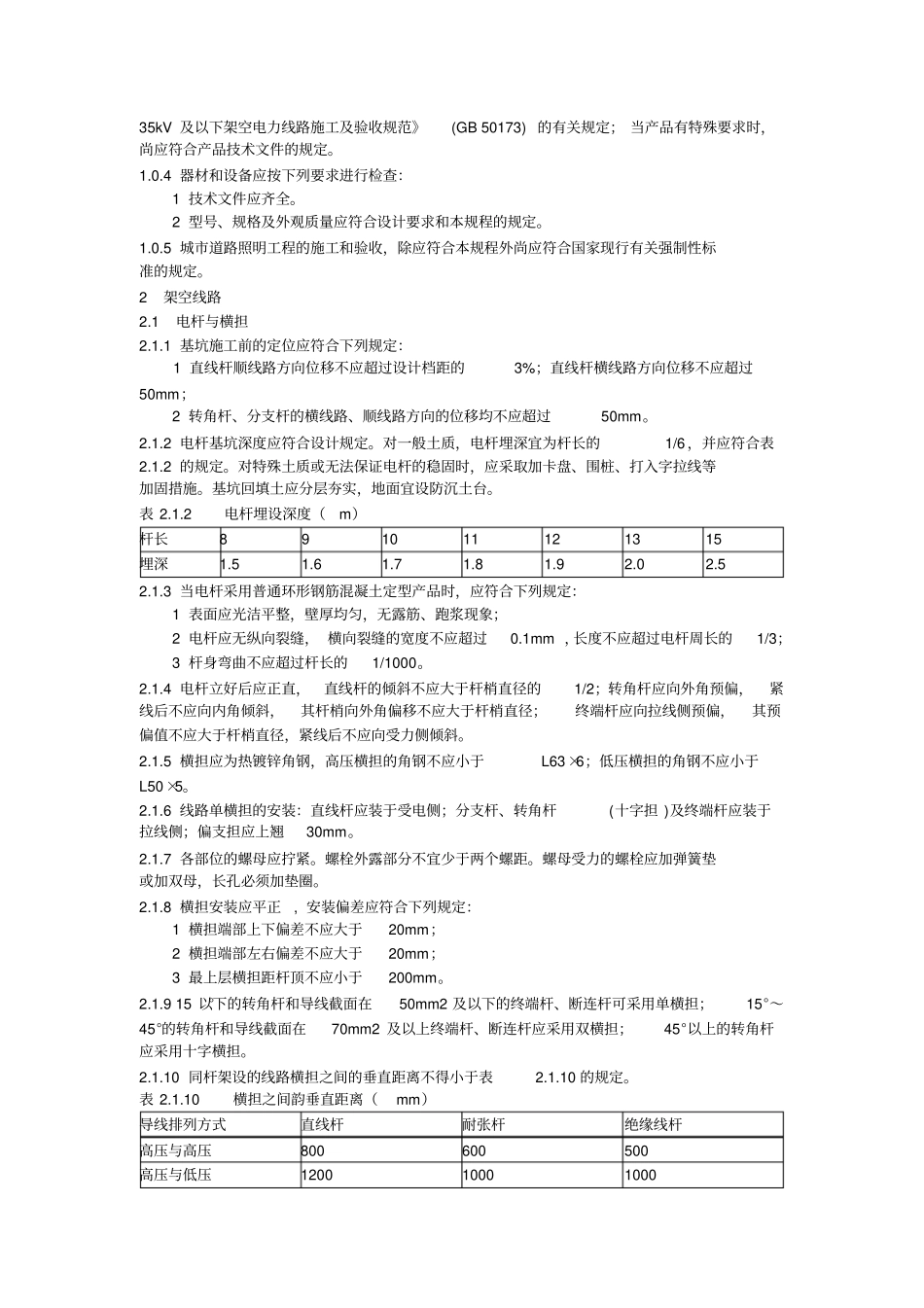 完整版城道路照明工程施工及验收规程_第2页