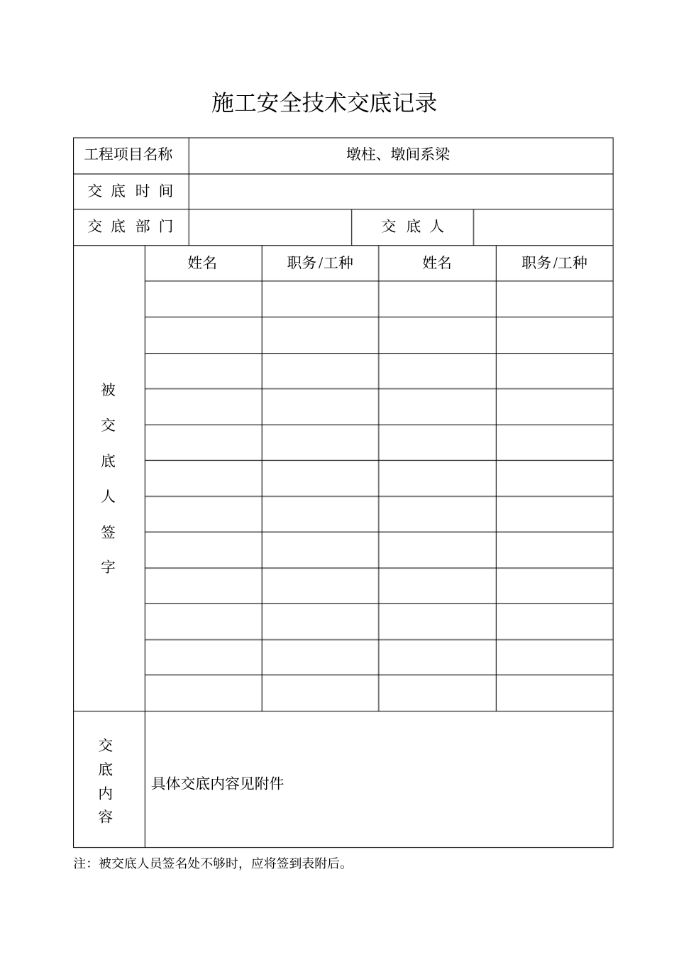 完整版墩柱施工安全技术交底_第2页