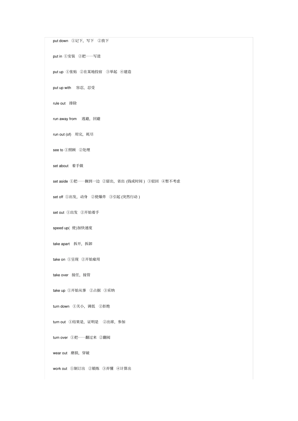 完整版天津高考英语高频词汇表_第2页