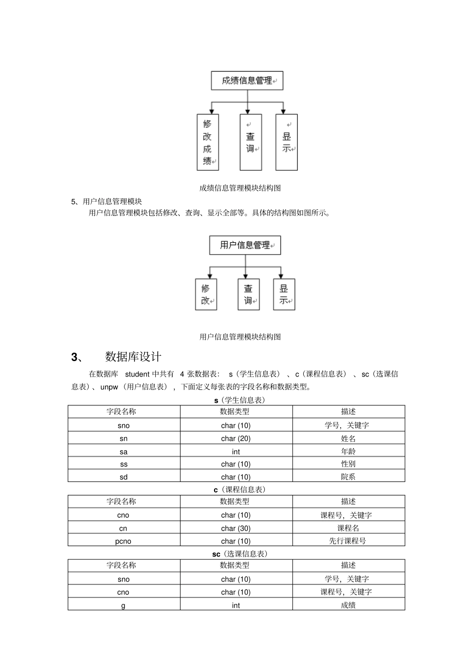 完整版学生信息管理系统Java+代码文档良心出品_第3页