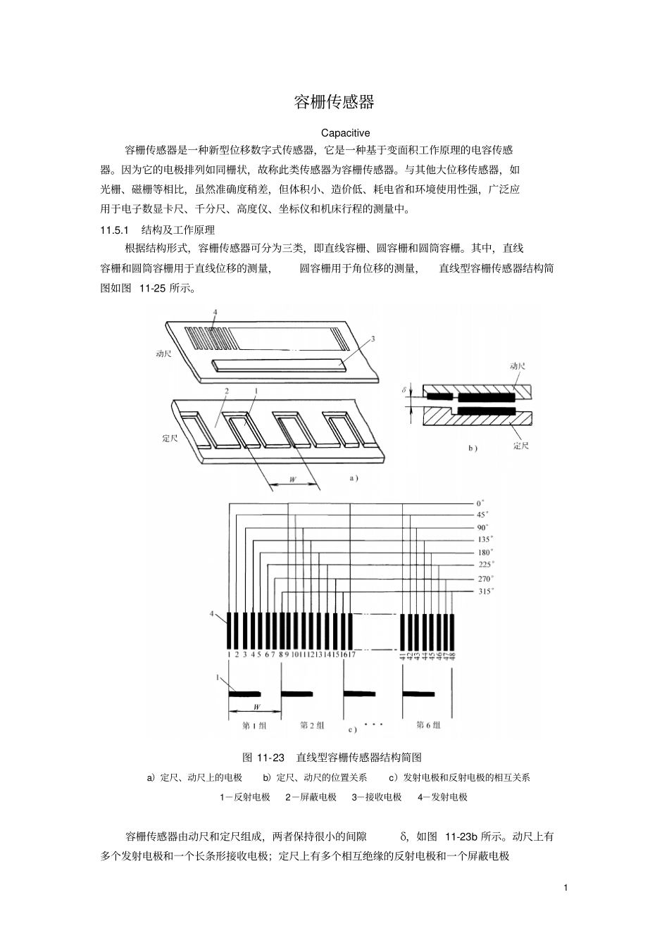 完整版容栅传感器简介_第1页