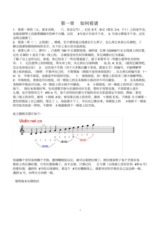 完整版小提琴自学入门到提高完全教程