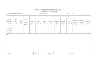 完整版建筑施工安全分项检查评分表文档良心出品