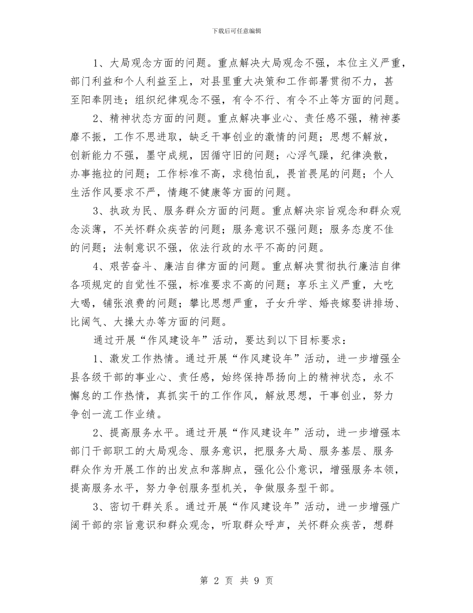 科技局作风建设年实施方案与科技局作风建设年活动汇报材料汇编_第2页