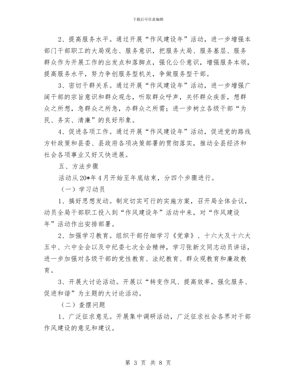 科技局作风建设年实施方案与科技局作风建设整改方案(市)汇编_第3页