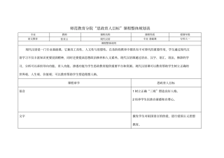 完整版思政目标