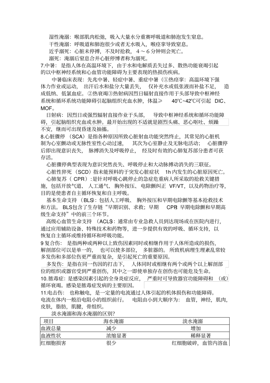 完整版急诊与灾难医学重点总结_第2页