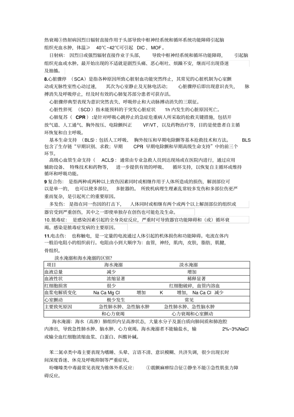 完整版急诊医学重点总结_第2页