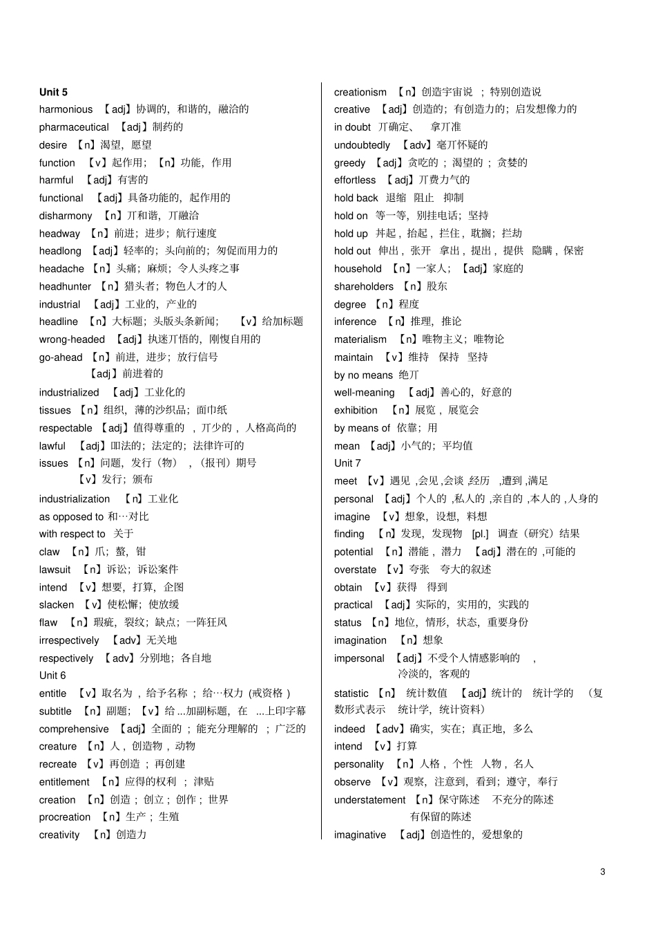 完整版恋练有词单词打印全文档良心出品_第3页