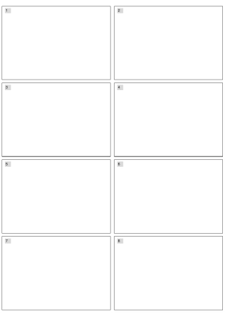 完整版手卡模板