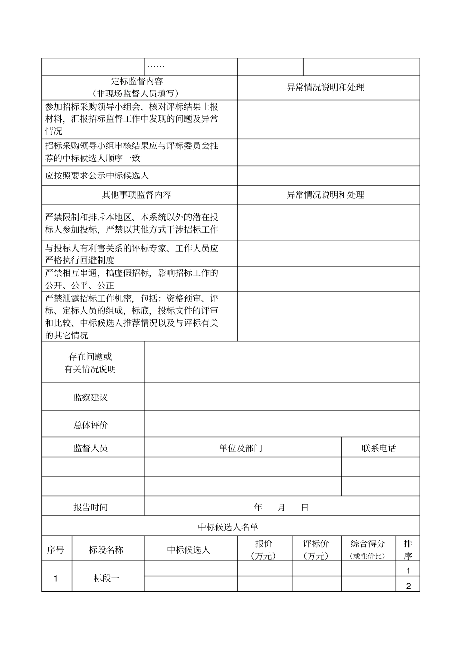 完整版招标监督报告_第3页