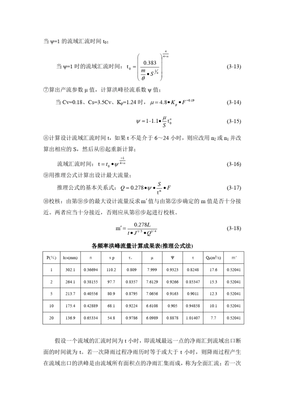 完整版推理公式法和瞬时单位线的异同文档良心出品_第3页